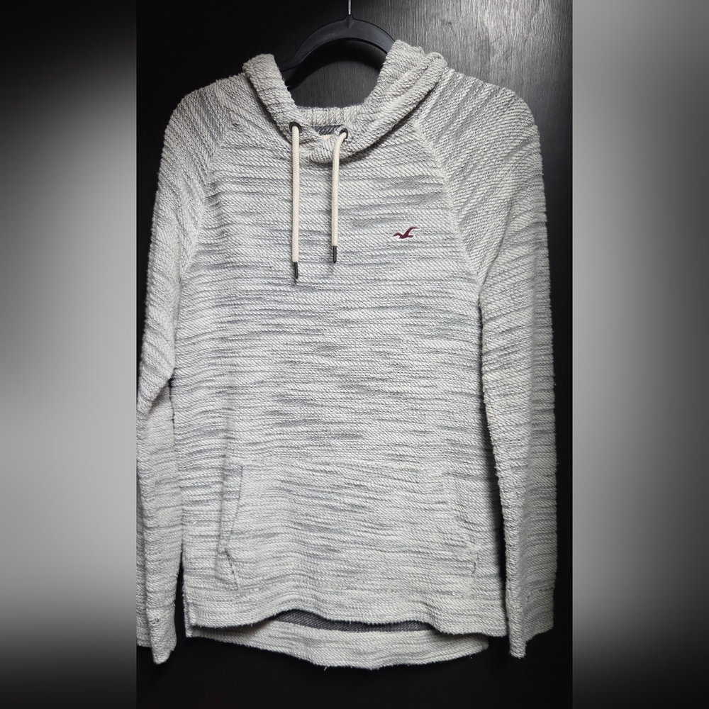 Hollister Light Gray Hoodie